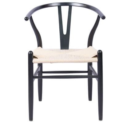 China Wholesale Popular Cooling Hans Wegner Dinning Chair Hotel Furniture Dining Chair Restaurant Wishbone Solid Wood Wooden Chair for sale