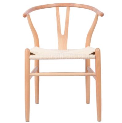 China Cooling Wholesale Ash Or Beech Hans Wegner Danish Dinning Room Furniture Chair Nordic Solid Wood Bone Wish Dining Y Silla Wishbone Chair for sale