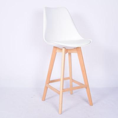 China Modern Fancy Furniture Modern Bar Stool Cheap Plastic Dining Chair For Sale for sale