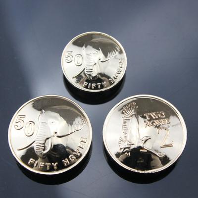 China Viable Wholesale Decorative Elephant Eagle Coin Buttons Screw Conchos For Wallet for sale