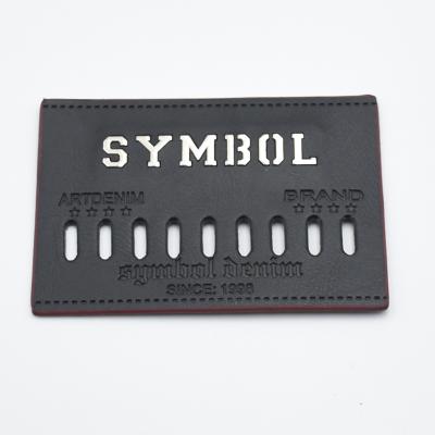 China Silver Viable Metal Fashion Logo Patch Custom Embossed Logo Patch Leather Label Patch For Handbag for sale