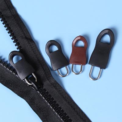 China Nickel Free Durable Rubber Tag For Zipper Metal Zipper Puller Tags For Bag Puller Convenient Mobile Tag For Clothing for sale