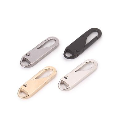 China New Design Metal Puller Nickel Free High Quality Metal Puller Puller With Spring Fashion Removable Hanger For Zipper Pullers for sale