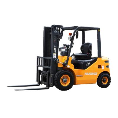 China Building Material Shops Electric Hydraulic Forklift 2.5 Ton New Forklift Solid Tires HEF25 From HUAHE for sale