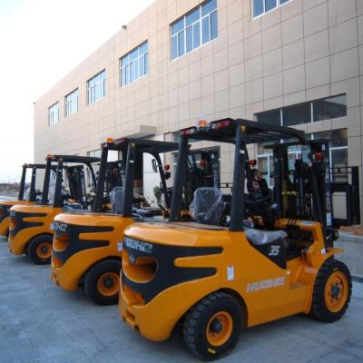 China China Huahe 3.5 Ton HH35Z Pneumatic Forklift For Hotels In Mongolia for sale