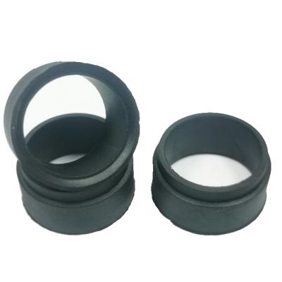 China Oil Resistance Custom Silicone Rubber Molded Compression Press Process Black Plug DIY Color Rubber Stopper for sale