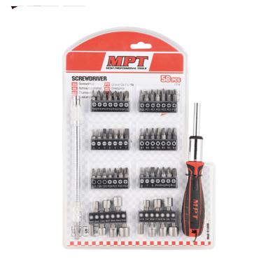 China MPT 58pcs Plastic Screwdriver Bit Set for sale