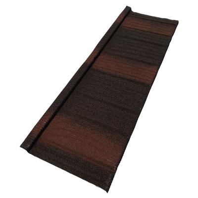 China Fashionable Modern Amazing Steel Tile Roofing Tiles Stone Color Chip Stone Color Saving Easy Installation for sale