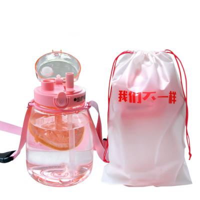 China 2 Types Sustainable Drinking Lid Bottle 1300ml Plastic Water Bottles Ooutdoor Travel Bottle With Strap for sale