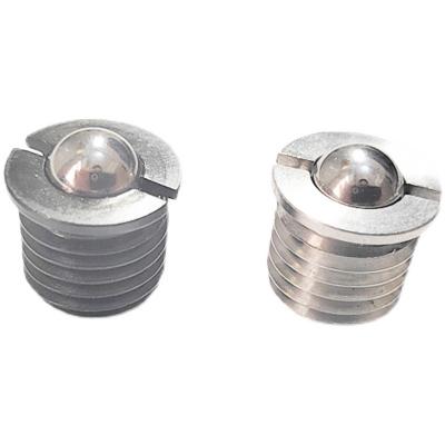 China Industrial Engineering Wholesale High Quality Multiple Pattern Threaded Stainless Steel Flanged Ball Spring Locating Stud for sale