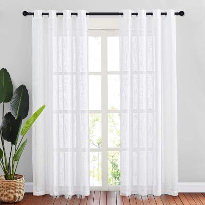 China Others wholesale sheer curtains direct ready made sheer curtain sheer white on sale for sale