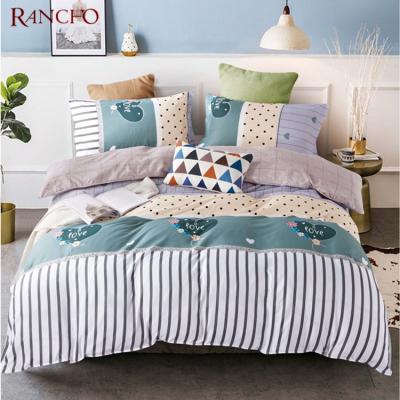 China Nondisposable Classic Design King Comforter Set Bedclothes Duvet Cover Bedding Set Hotel Linen Bedding Set for sale