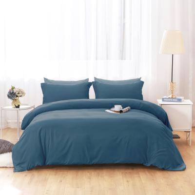 China Factory Direct Wholesale 100% Polyester Duvet Cover Sheet Bedding Set Queen Nondisposable for sale