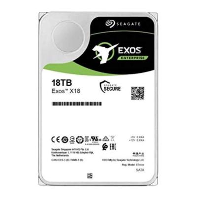 China Hdd Fully Stored High Quality Hard Disk Drives HDD 18TB Exos X18 7200 RPM SATA Storage for sale