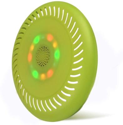 China Sound Flashing LED Light Flying Disc - Lighting and Outdoor Blue Tooth Disc Frisbee Throwing Light Up Speaker for sale