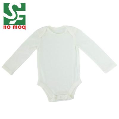 China 100% Merino Wool Romper Wholesale Long Sleeve Newborn Baby Clothes for sale