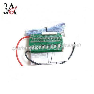 China Power tool 13s 48v 30A lipo bms PCM PCB for Li-ion battery packs lipo ebike battery bms with balanced light for sale