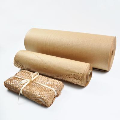 China Cushion Wrap Paper Honeycomb Paper Wrap Shockproof Biodegradable Wrapping Paper For Packaging for sale