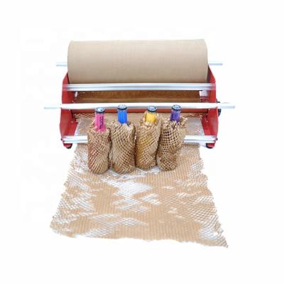 China New Released Biodegradable Honeycomb Kraft Paper Roll Protective Pad Damping Craft Paper Envelope Wrapping Machine for sale