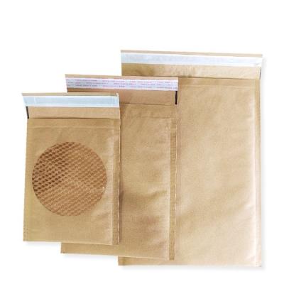 China Gift & Biodegradable Craft Carry Bag Honeycomb Paper Mail Package Paper Bag Packaging Envelope Supply Courier Package for sale