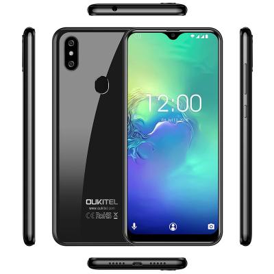 China Dual SIM Card Water Drop Screen Mobile Phone 2GB 16GB Android Quad Core Pro Fingerprint 4G LTE Smartphone Chinese Brand Phone OUKITEL C15 for sale