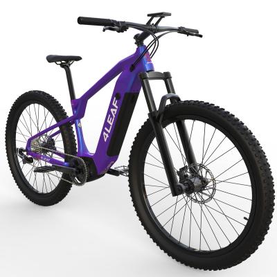 China Carbon Fiber Ready For Expedition 27.5Inch Electric Mid Bike Mountain Hybrid Bike 350W Motor Electric Power Battery for sale