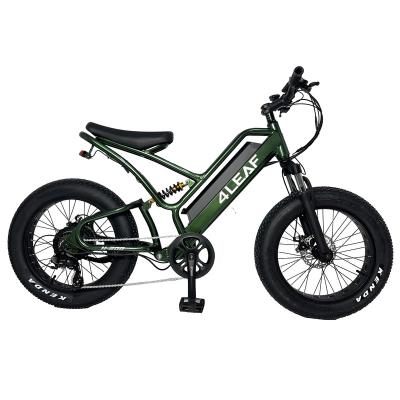 China Aluminum Alloy 20 Full Suspension Ebike Fat Mountain Bike Electric Bike Electric Bicycle Fat Dirty Bike for sale