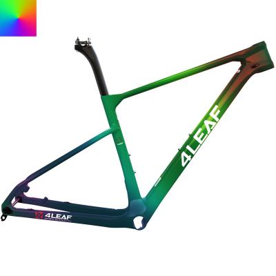 China Mountain Bikes Painting Carbon Fiber MTB Bicycle Frame 27.5/29*1.95-2.4 Mountainbike Frame Available Wholesale for sale