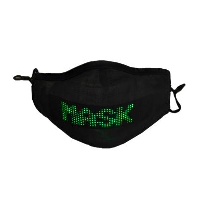 China Dark Light LED DJ Praise Party Mask APP Control Mask for sale