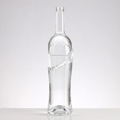 China Beverage Screw Cap Long Neck Glass Bottle For Molds And Custom Design500ml 750ml 1000ml for sale