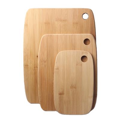 China Sustainable Customized Meat Vegetables Set Of 3 Bamboo Cutting Board For Food Prep for sale