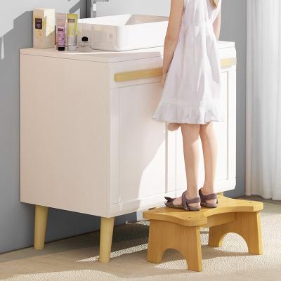 China Anti-Slip Potty Bamboo Solid Wood Non Slip Mat Foot Artifact Elderly Children Resting Portable Bathroom Seat Toilet Bench Chair Stool for sale