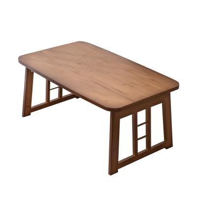 China (Other) Adjustable Bamboo Folding Wooden Desk Small Dormitory Bed Study Desk Laptop Lazy Simple Foldable Stand Table for sale