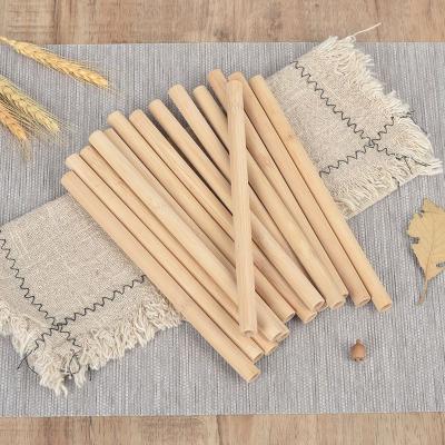 China Factory Direct Supply Contemporary Coffee Milk Disposable Customizable Juice Wholesale Bamboo Straw Tea for sale