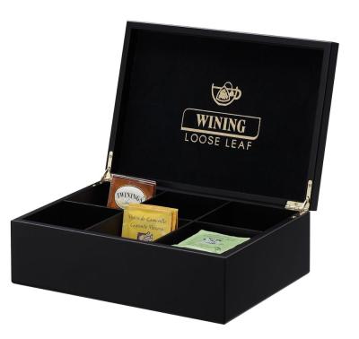 China Handmade Luxury MDF Tea Box Luxury Wooden Tea Box for sale