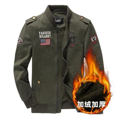 China Retro Cotton Autumn And Winter Men's Jacket Air Force Military Uniform Jacket for sale