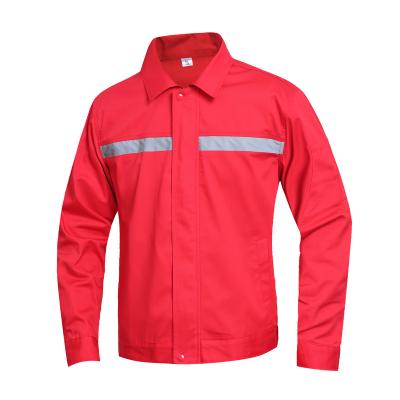 China 2021 Cotton PetroChina Red Reflective Strap Long Sleeve Worker Clothing Others Uniforms for sale