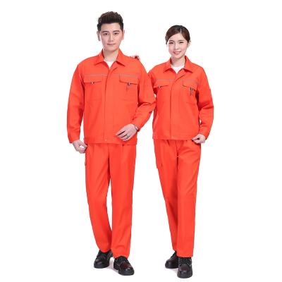 China High Quality Cotton Orange Engineer Unisex Construction Workwear Uniform Workwear for sale