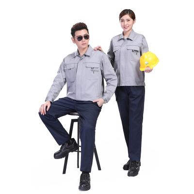 China Thin Cotton Echanics Gray Work Out Clothes Technician Clothing For Spring for sale