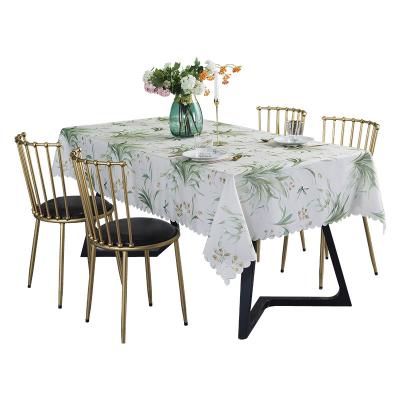 China Waterproof Waterproof Table Cloth High Temperature Resistant Tablecloth Washing Free Tea Table Cloth for sale