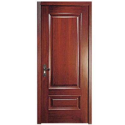 China Hotel Sapele Interior Single Leaf Swing Prettywood House Leaf Swing Solid Wood Fire Rated Door for sale