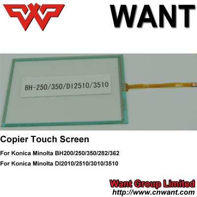 China Copier Touch Screen BH200 BH250 BH350 copier touch panel For Konica Minolta Bizhub Photocopier Parts Factory price for sale