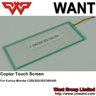 China Konica Minolta Copier Parts Copier touch panel Touch Screen C250 252 352 C250 C252 C352 BH420/500 Copier Parts for sale