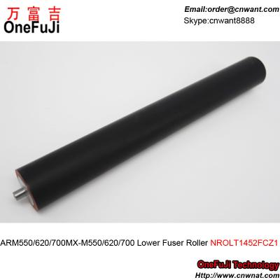 China Sharp AR620 AR700 AR550 Lower Fuser Sleeved Roller MX550 620 700 Pressure Roller NROLI1453FCZ1 AR-620LH AR620LH SH700LPR for sale