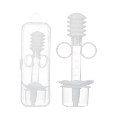 China BPA Free Toddler Medicine Syringe Silicone Teat Infant Oral Baby Medicine Feeder for sale