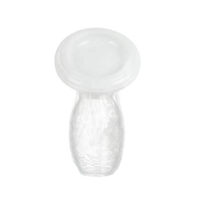 China BPA Free Silica Gel 90ml Full Manual Sucking Mom Milk Breastmilk Collector for sale