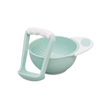 China BPA Free Plastic Baby Bowl Grinding Food Making Homemade Baby Food, Baby Food Bowl for sale