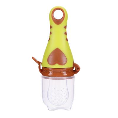 China Music Free Package Fruit and Vegetable BPA Rubber Baby Pacifier for 9 Months Baby Fruit Food Supplement for sale