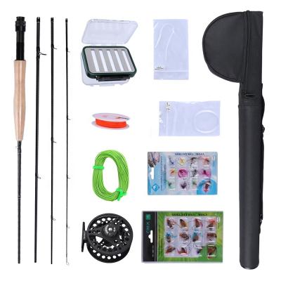 China Carbon Goture 7/8 weight 2.7M Fish Rod And Reel Fly Fishing Rod And Reel Combos Fishing Rod Set for sale