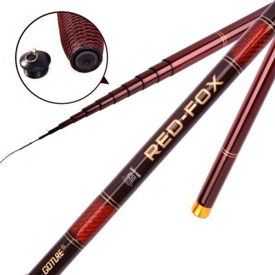 China Hot Selling Carbon Fiber Goture Ultralight Carbon Fishing Rod Carp Fishing Pole 4.5M Fishing Rod Carbon Fiber Telescopic Rods for sale